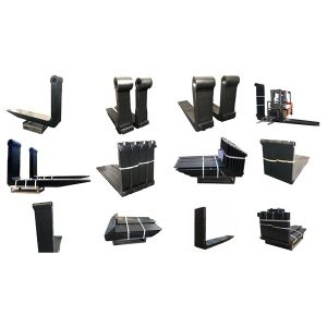 위조된 지게차 포크